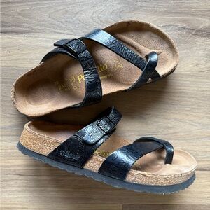 Stylish Black Papillo Birkenstock Sandals